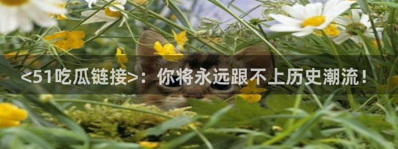 吃瓜www：<51吃瓜链接>：你将永远跟不上历史潮流！